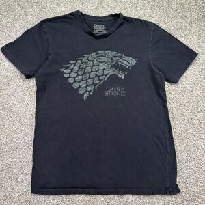 Game Of Thrones Shirt House Of Stark Sigil Size Medium Black 2015